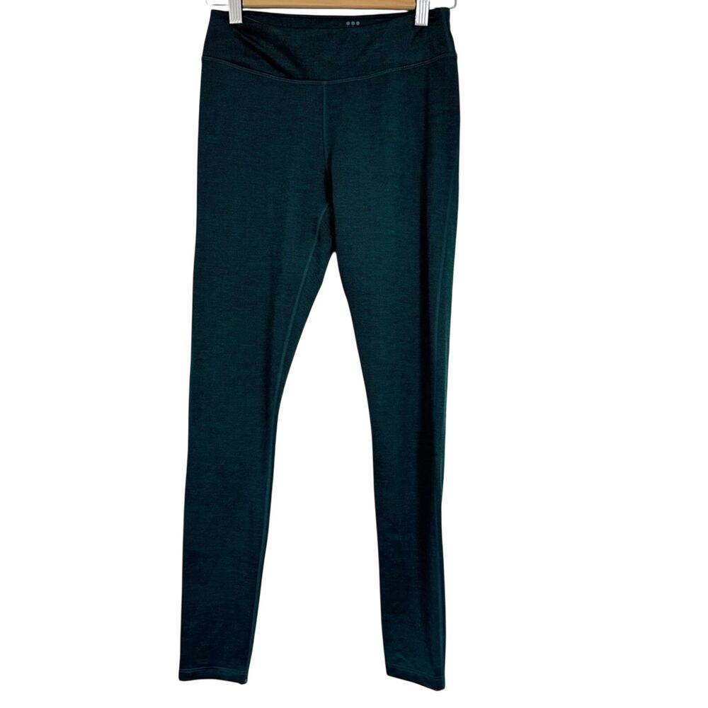 Title Nine Forest Green High Rise Leggings Women XS Yoga Pants Athletic Gorpcore